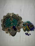 Peacock Laddu Gopal Dress Green + Padgi