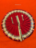Multi Colour Ladu Gopal Dress Shanil Fabric